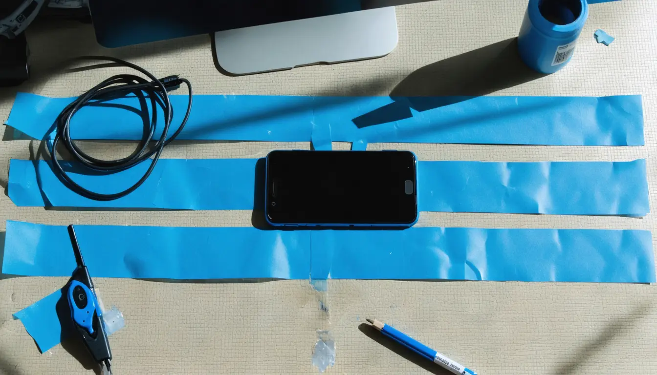 Illustration accompanying Safari leaves 382 points of layout on the iPhone Duo's 466-point outer screen, one studio found