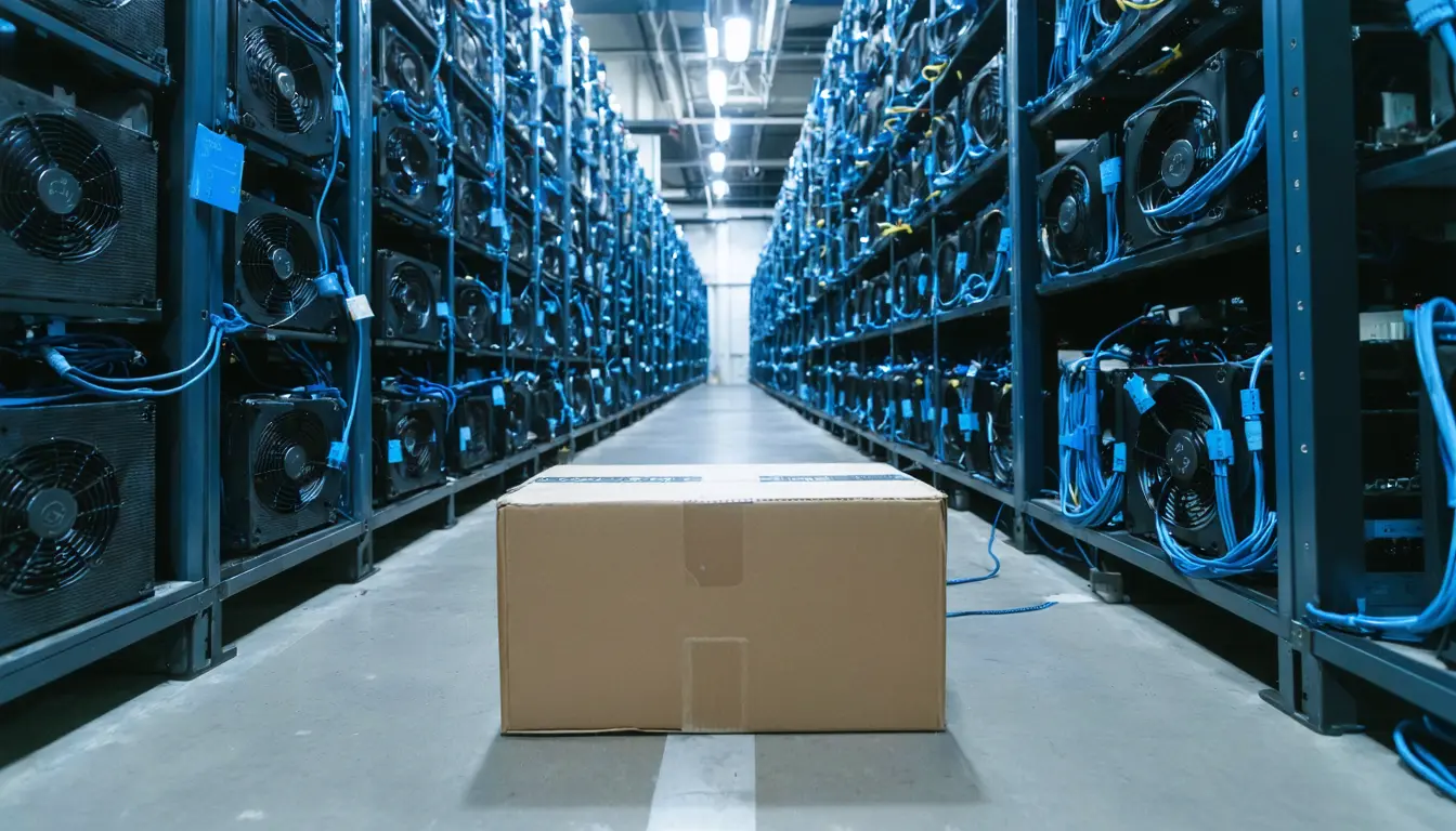 Illustration accompanying BitFuFu's HASH token sells a year of mining output to investors who never touch a rig