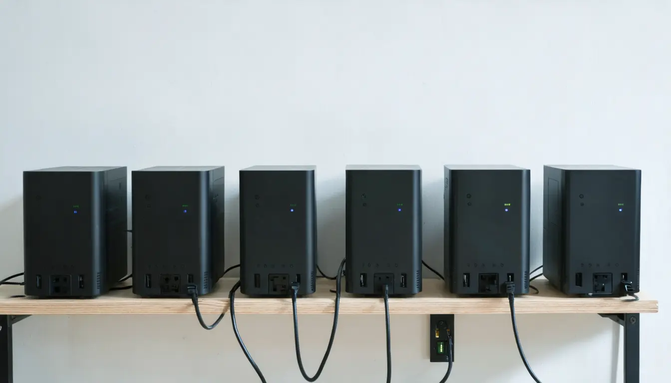 Illustration accompanying Anthropic runs a 26B model across 15 $55 Android TV boxes to test the AI worm threat
