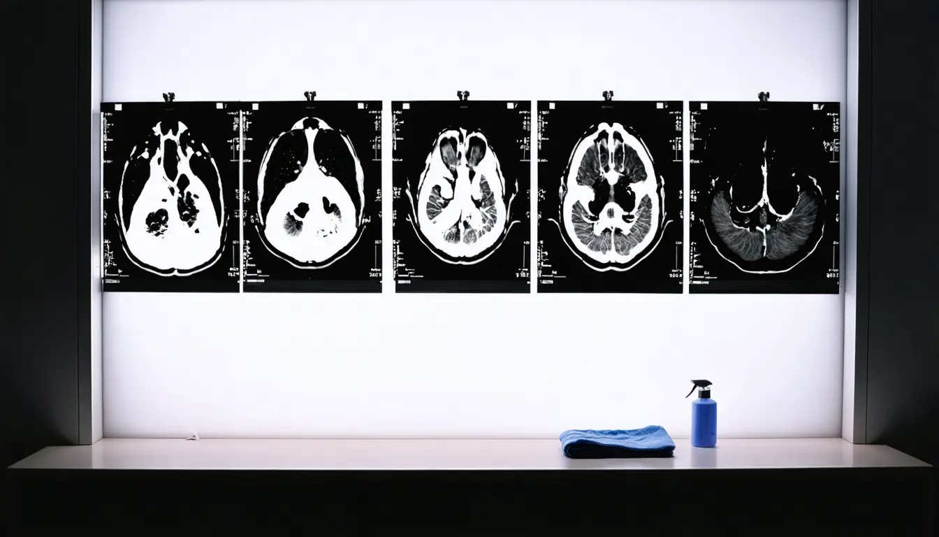 Illustration accompanying AMIFound, one restoration model for seven imaging modalities, improves 44 disease-detection tasks