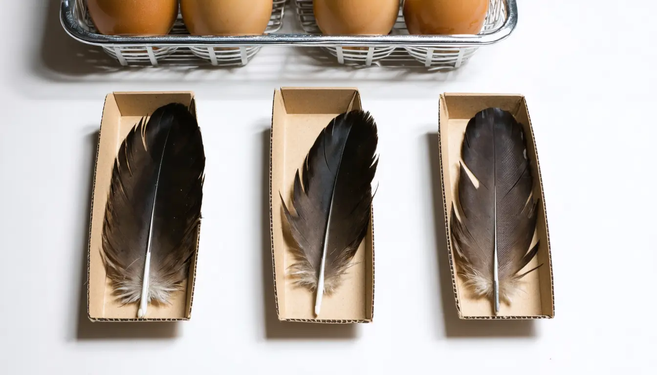 Illustration accompanying At least three EDNRB2 mutations give chickens the same white-tipped feathers