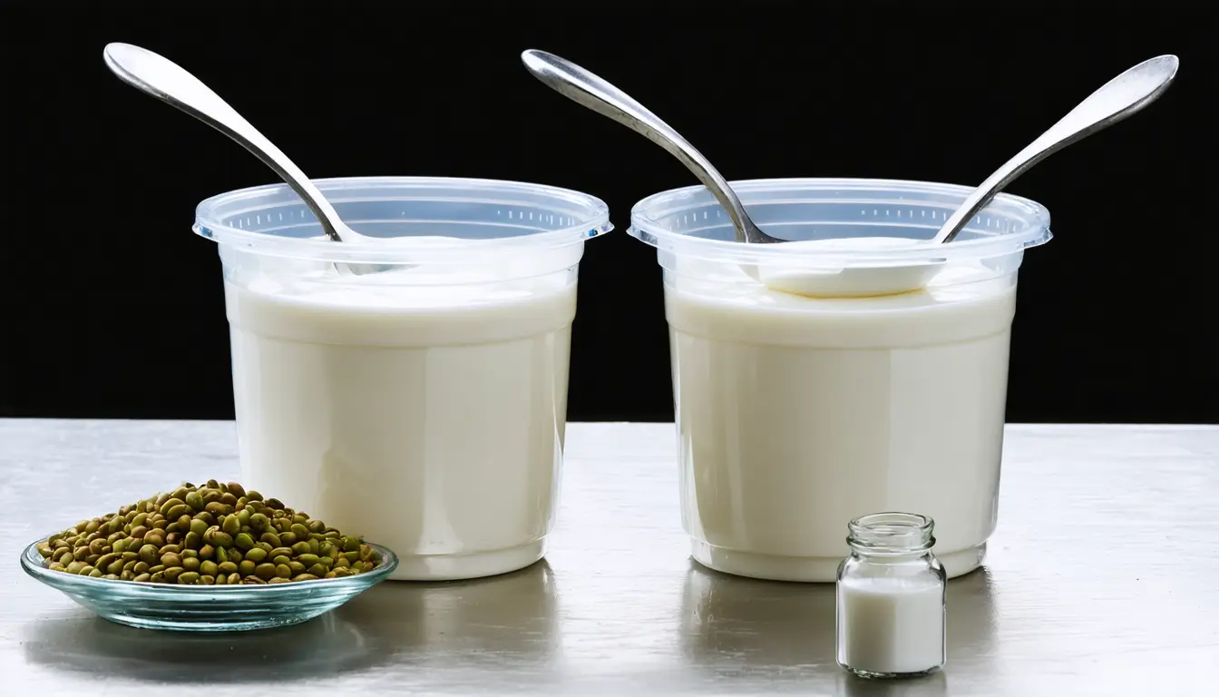 Illustration accompanying Enzyme-cut lentil protein makes nonfat yogurt mechanically similar to whole-milk yogurt