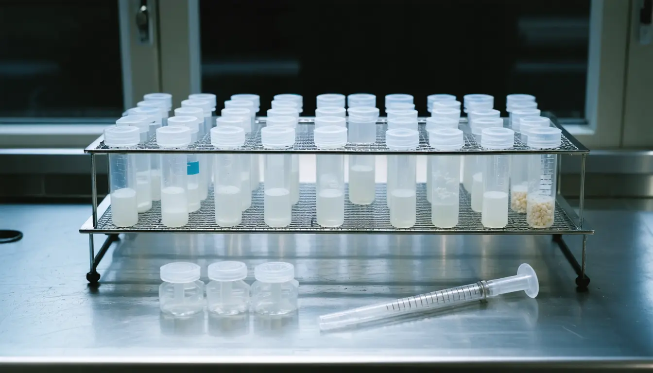 Illustration accompanying Ovarian protein profiles differ by age in postmenopausal women, with women 70 and older showing more inflammation-related proteins, a study of 28 donors finds