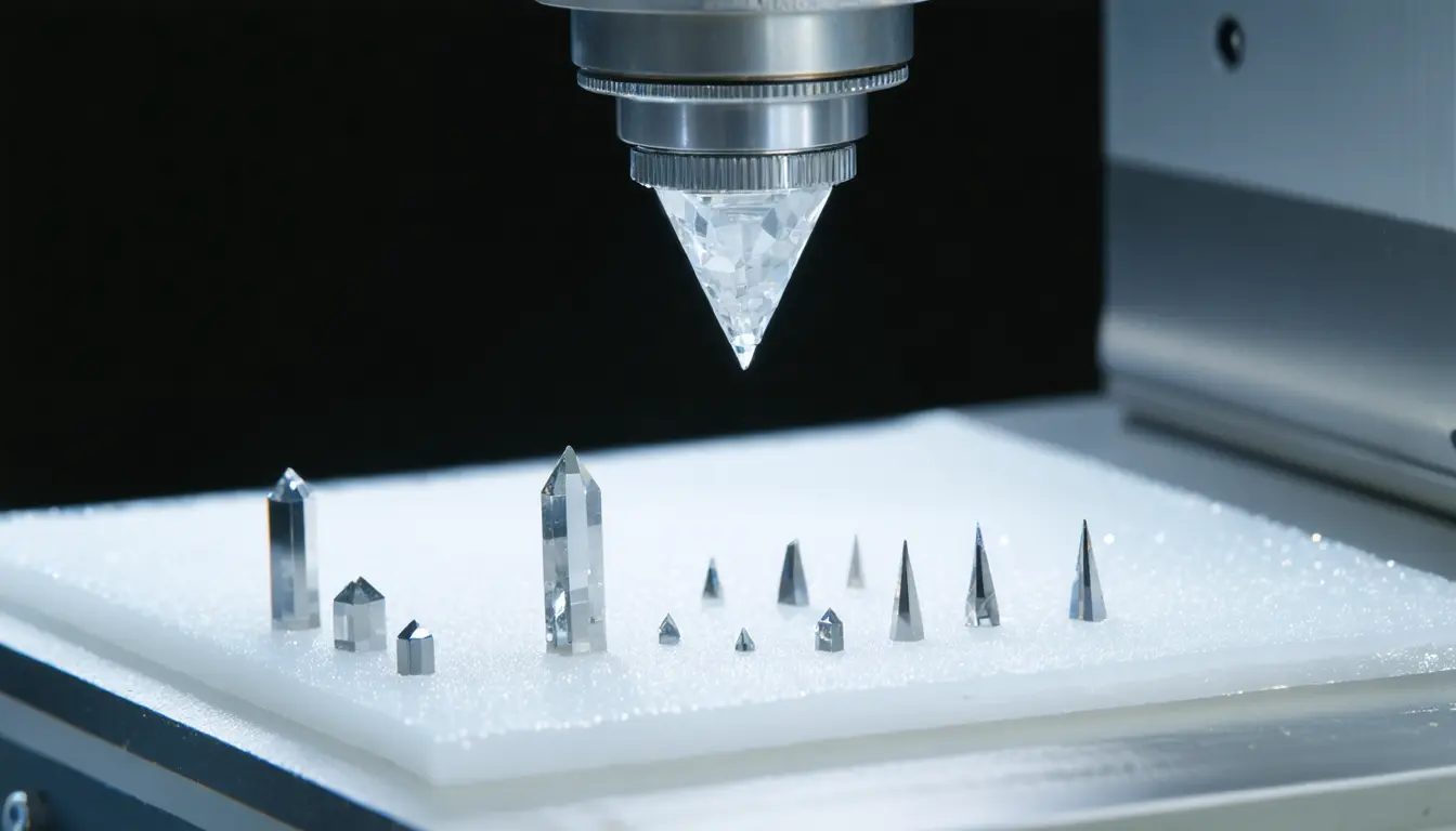 Illustration accompanying USTC team cuts a topological crystal into a microscope tip to probe altermagnetism in KV2Se2O