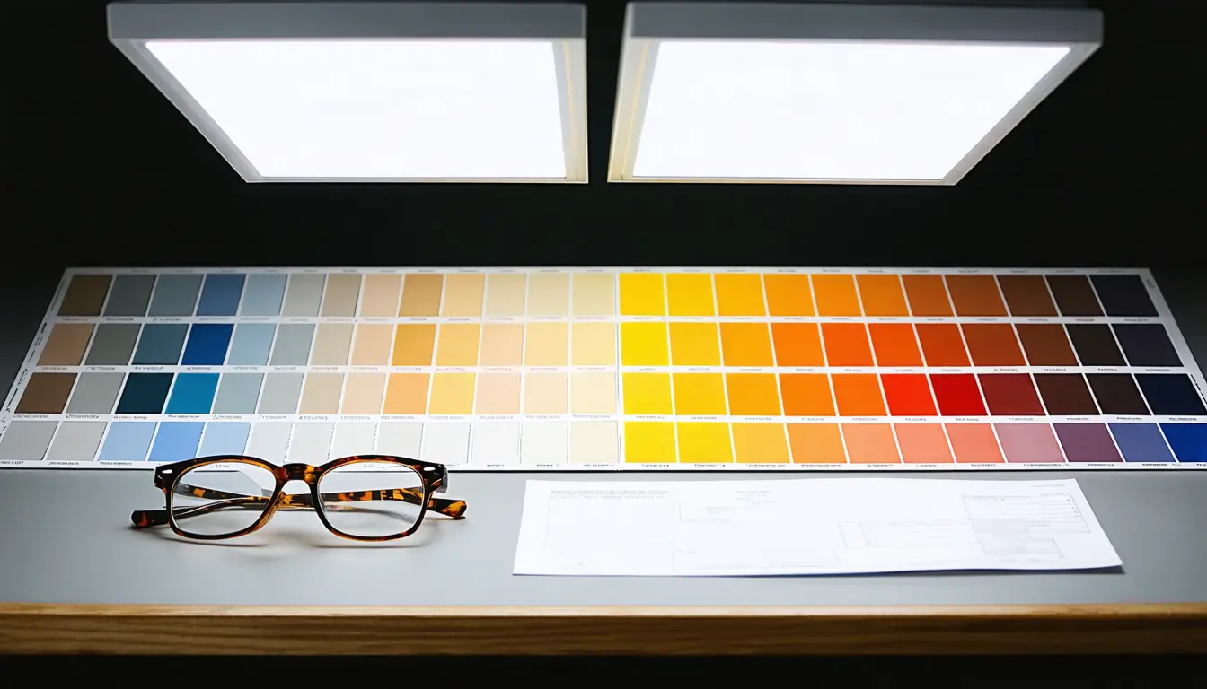 Illustration accompanying White light designed around lens yellowing eased color discrimination for volunteers over 70