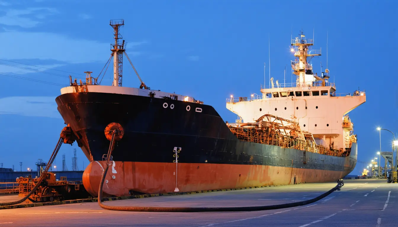 Illustration accompanying White House weighs Treasury permission for US firms to use sanctioned tankers on lawful cargo