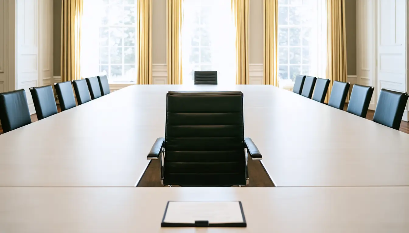 Illustration accompanying Patrick Witt's exit leaves the White House crypto council with no senior lead before the lame duck