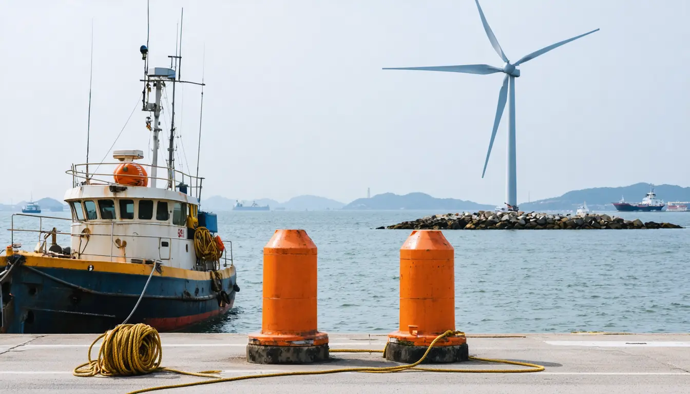Illustration accompanying Ulsan firms say Korean offshore wind sea fees differ dozens of times depending on nearby islands
