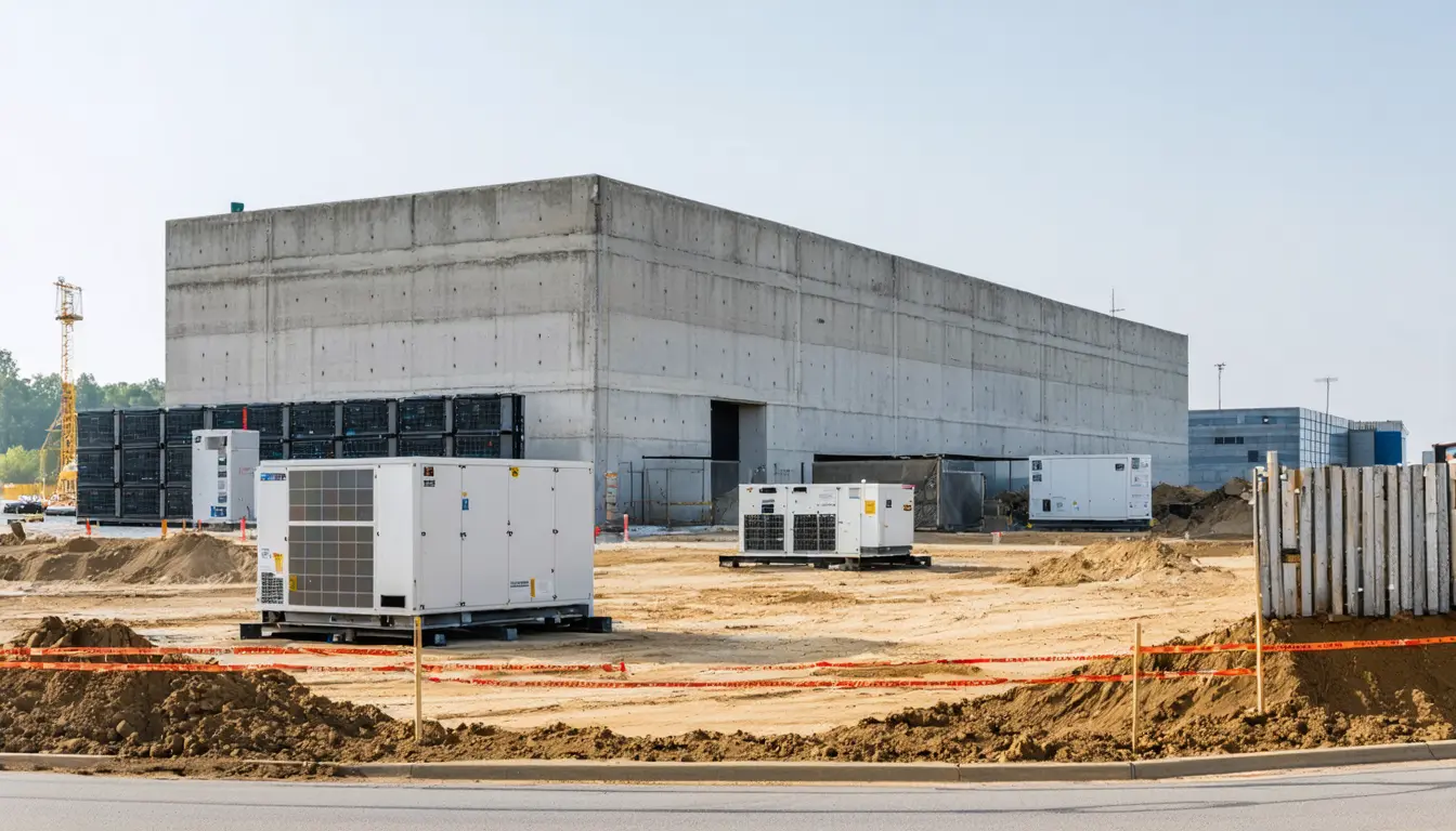 Illustration accompanying Data centre backlash pushes a longtime Democratic senator to draft curbs on expansion