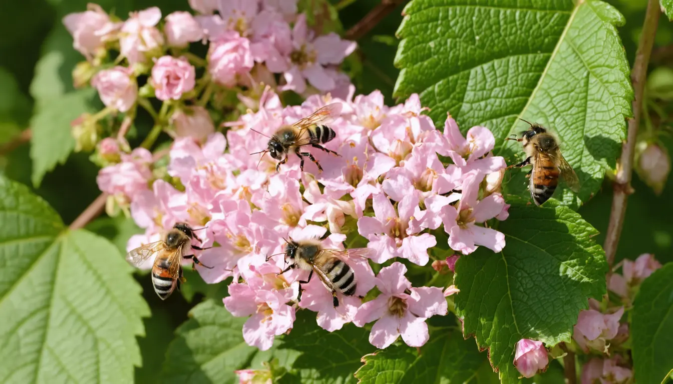 Illustration accompanying In 93 hours at Cambridge flowers, honeybees won most contests with wild pollinators