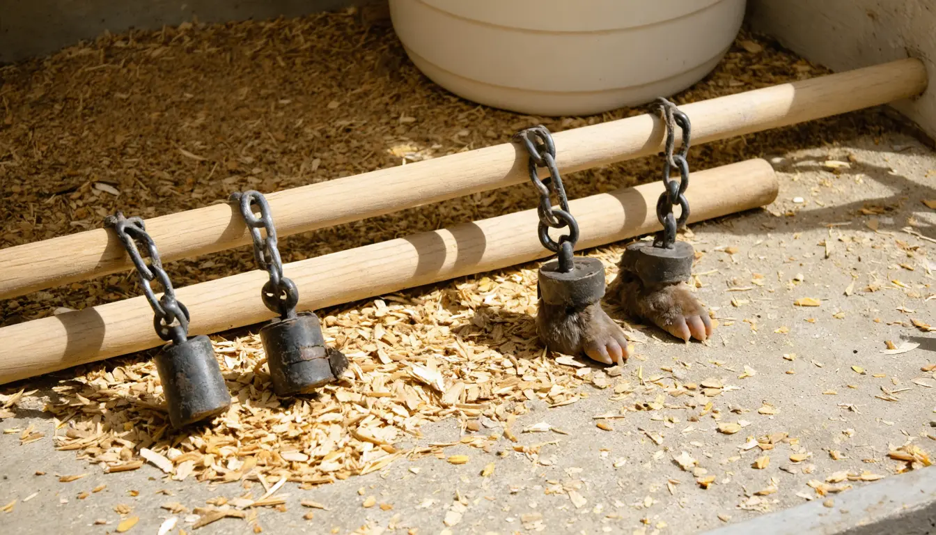 Illustration accompanying Leg weights worn in youth spared guinea fowl the extra energy cost of carrying a load