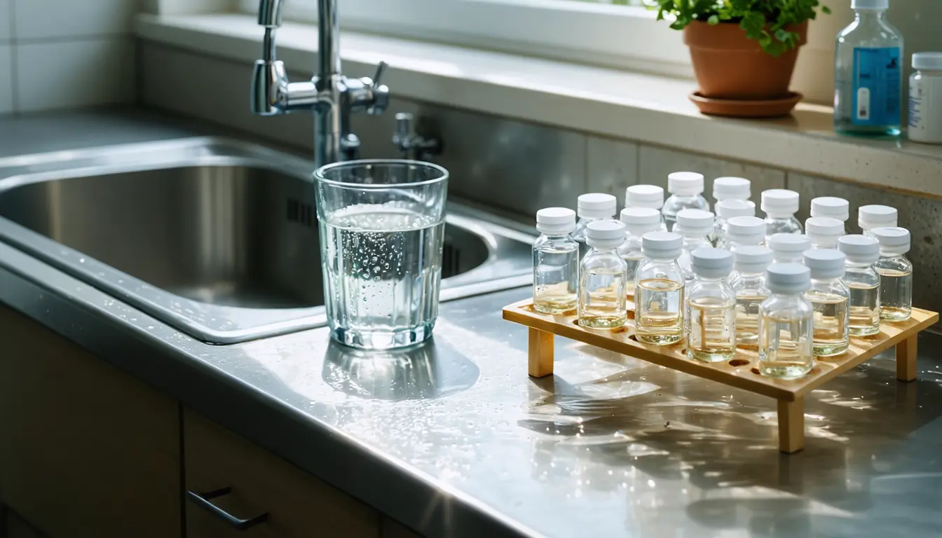 Illustration accompanying NJIT finds an ultra-short-chain PFAS in 64 of 70 New Jersey tap-water samples