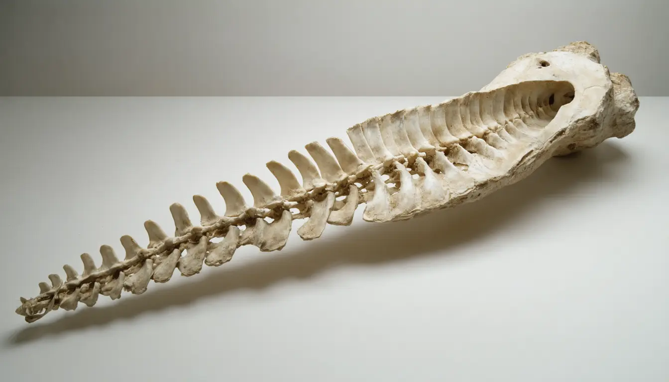 Illustration accompanying Sturgeon backbone tests show early tetrapod necks were stiff