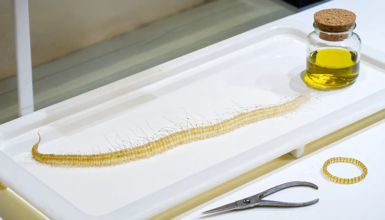 Illustration accompanying Sucker-bearing spaghetti worms from Australian seamounts get a genus of their own