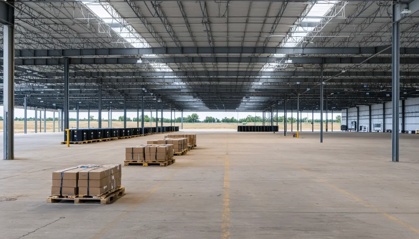 Illustration accompanying Ambrosia Energy starts a 10 GWh Texas battery factory to back $100 per MWh data center power