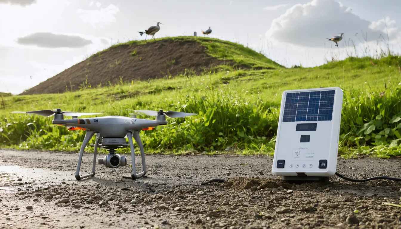 Illustration accompanying Local authorities order Milpitas landfill operators to track odour chemicals with drones and monitors