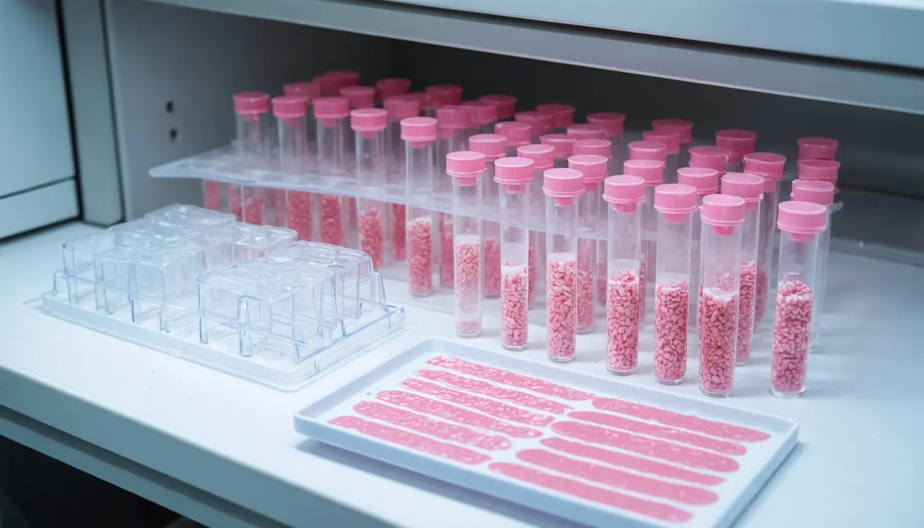 Illustration accompanying A proteomic study of 28 postmenopausal ovaries finds the tissue still changing into the 70s