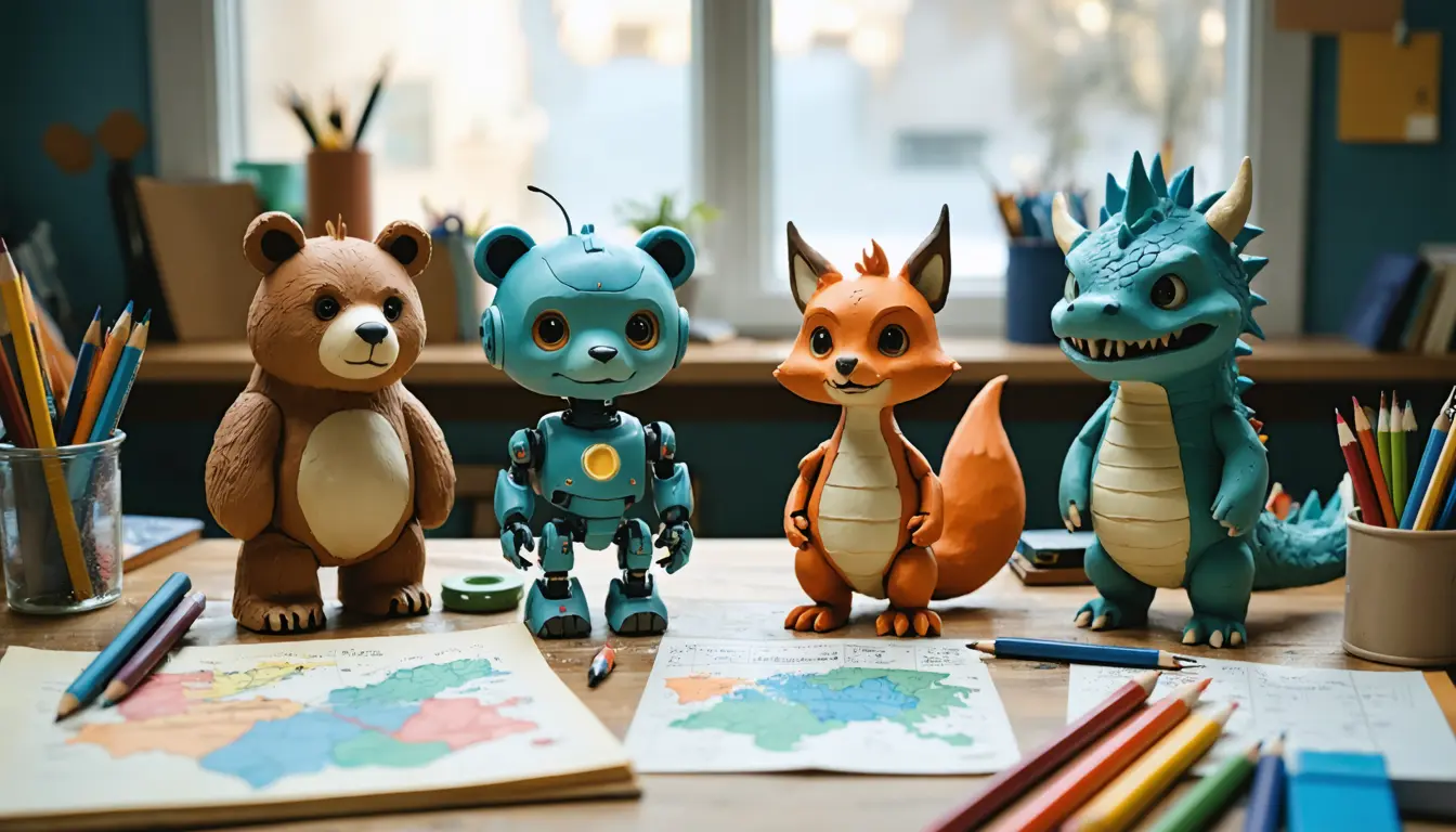 Illustration accompanying Animated films give female animals, monsters and robots about a quarter of nonhuman screen time
