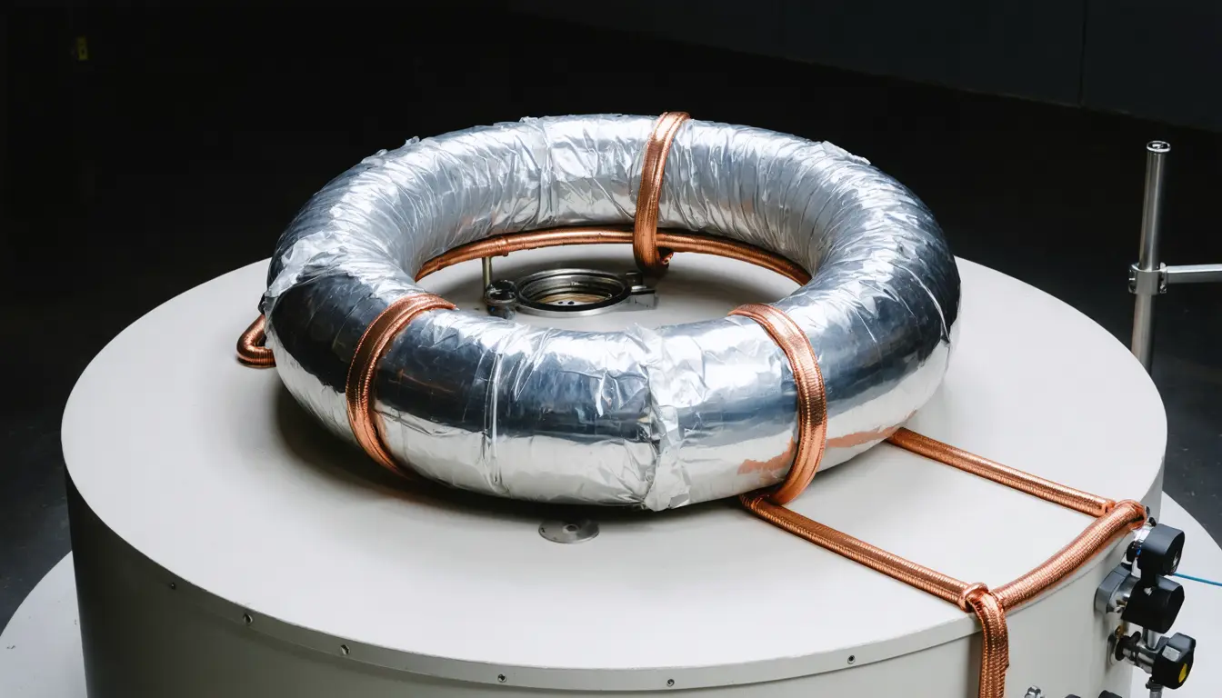 Illustration accompanying Researchers propose a superfluid helium gyrometer to catch Earth's frame-dragging in a laboratory