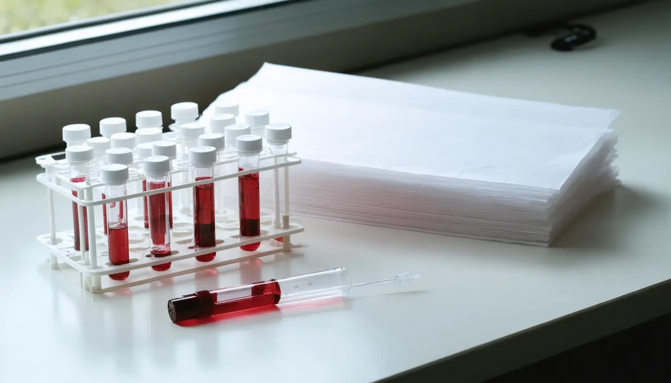 Illustration accompanying USC Norris opens a Phase 1 trial of a blood test to pair with mammograms for Stage I breast cancer