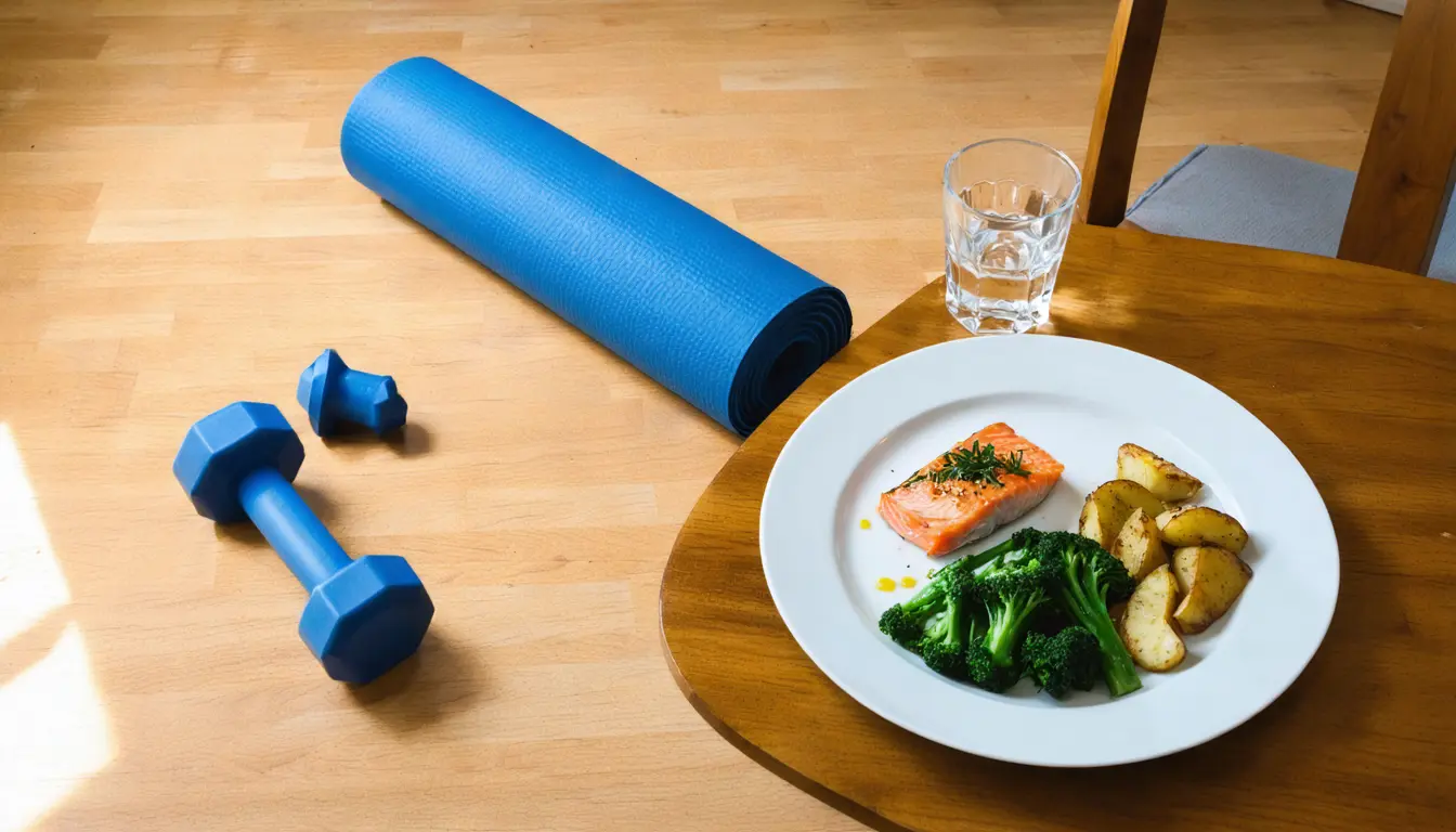 Illustration accompanying Diet plus supervised exercise put 27 of 50 people with early-onset type 2 diabetes into remission